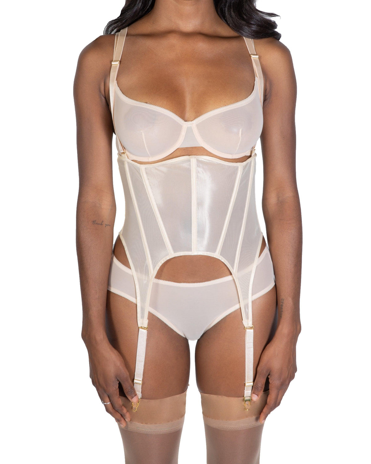 Sheer Corset Garter, Beta-0
