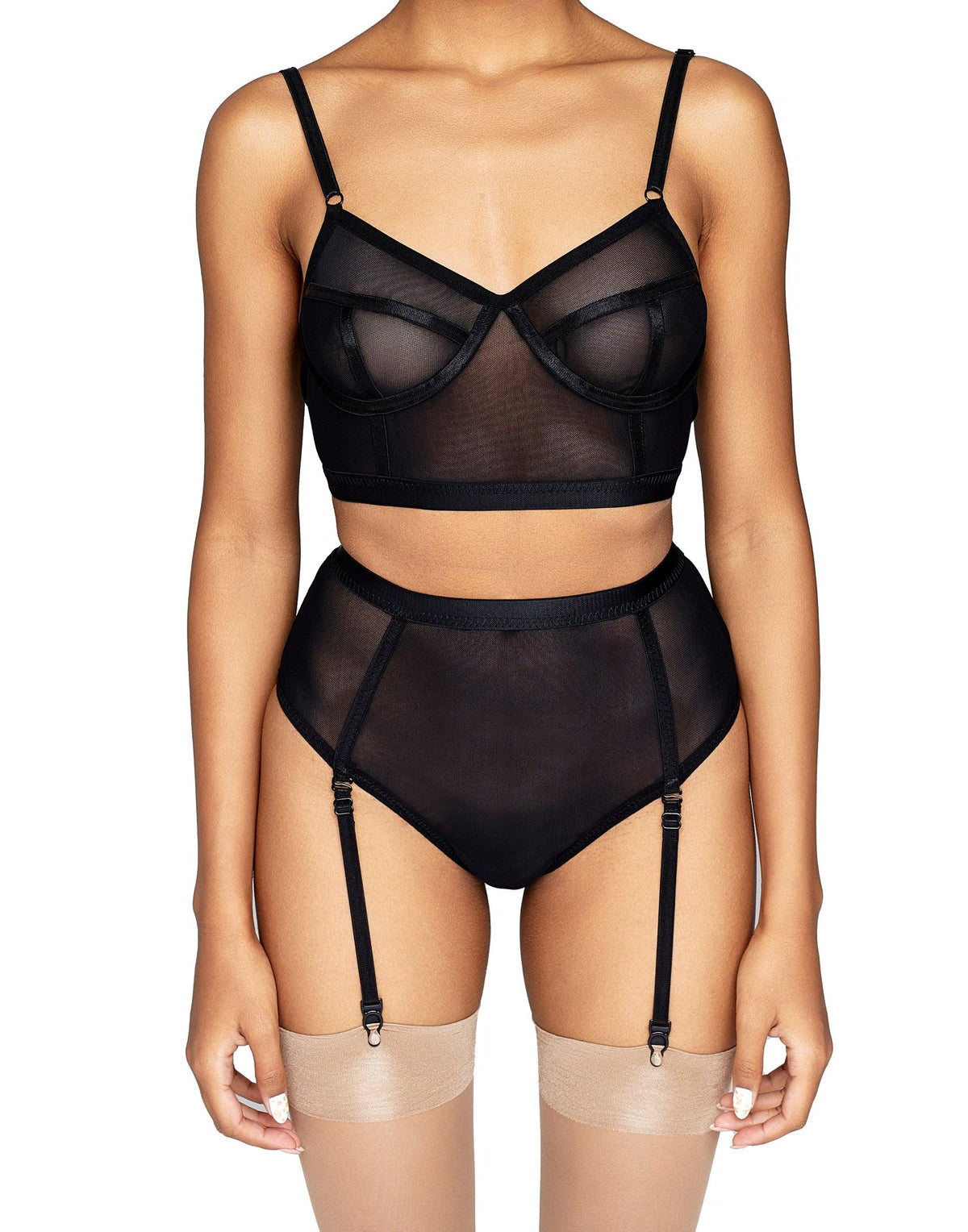Bra-top Sheer Mesh, Citala-1