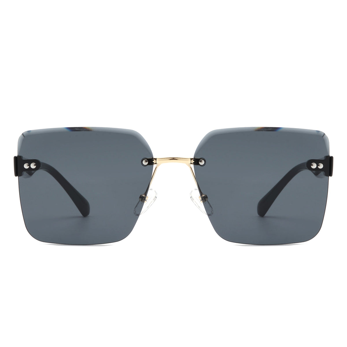 Orbit - Women's Rimless Tinted Square Fashion Sunglasses-1