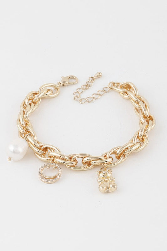 Teddy Bear Chain Bracelet-1