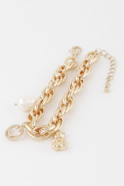 Teddy Bear Chain Bracelet-2