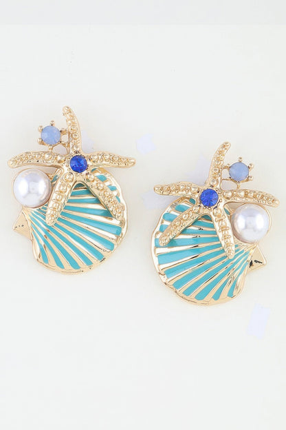 Women's Earrings Studs Starfish BYMANYC ® New York HAMPTONS SUMMER - New Collection