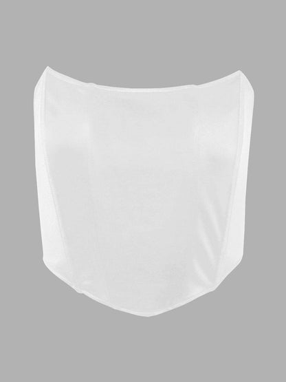 Stylish Tube Cropped Top for Effortless Summer Fashion-5