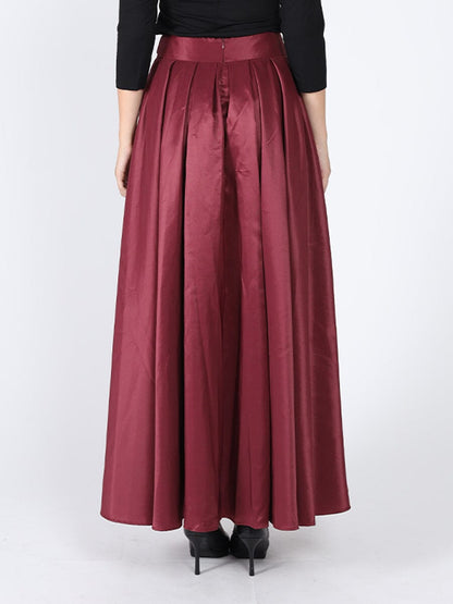 Gracia Fashion Women's Maxi Full Skirt-3