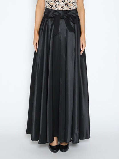 Gracia Fashion Women's Maxi Full Skirt-4