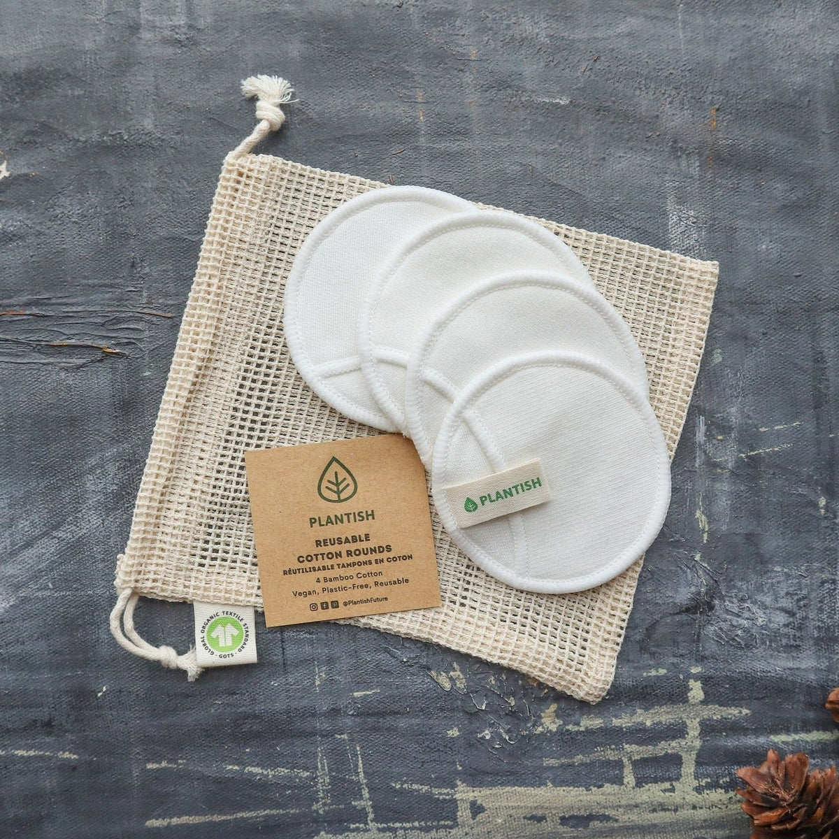 Reusable Cotton Rounds - Bamboo Cotton-0
