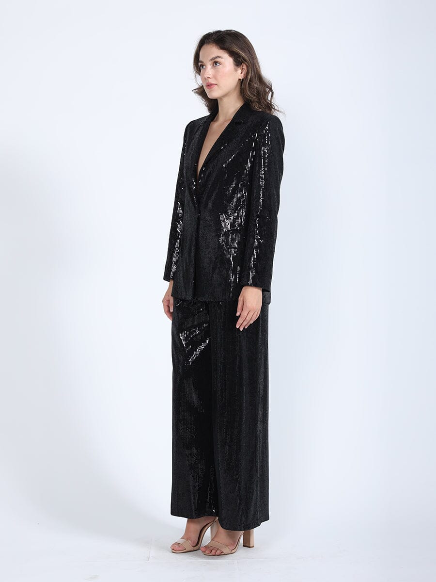 Sequin Embellished Blazer-2
