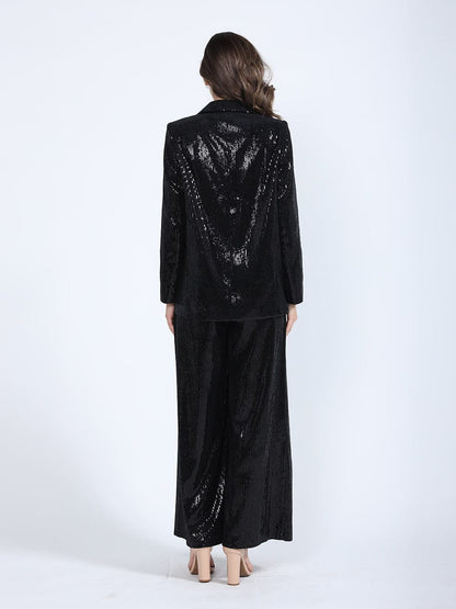 Sequin Embellished Blazer-3