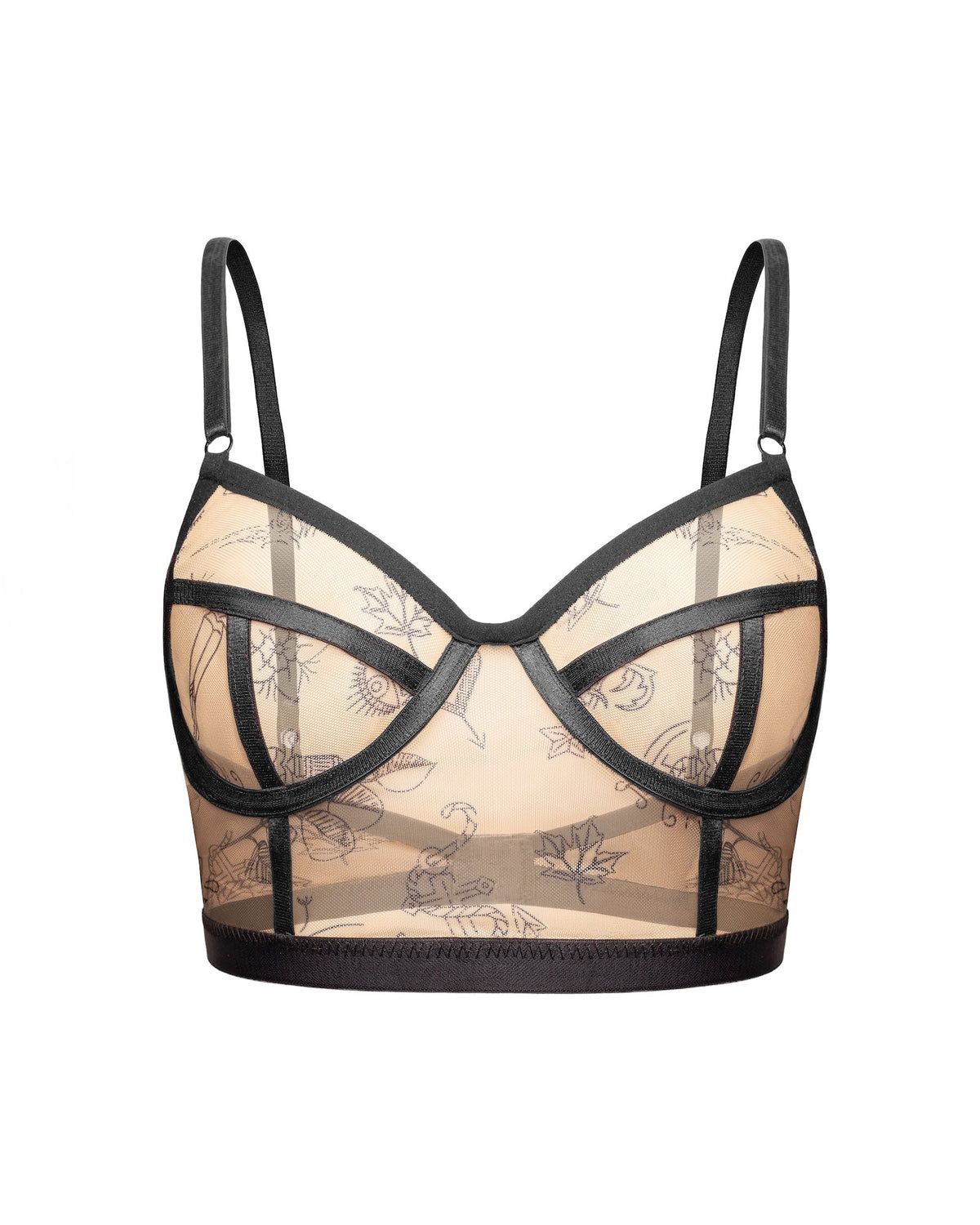 Bra-top Tattoo Print, Citala-0