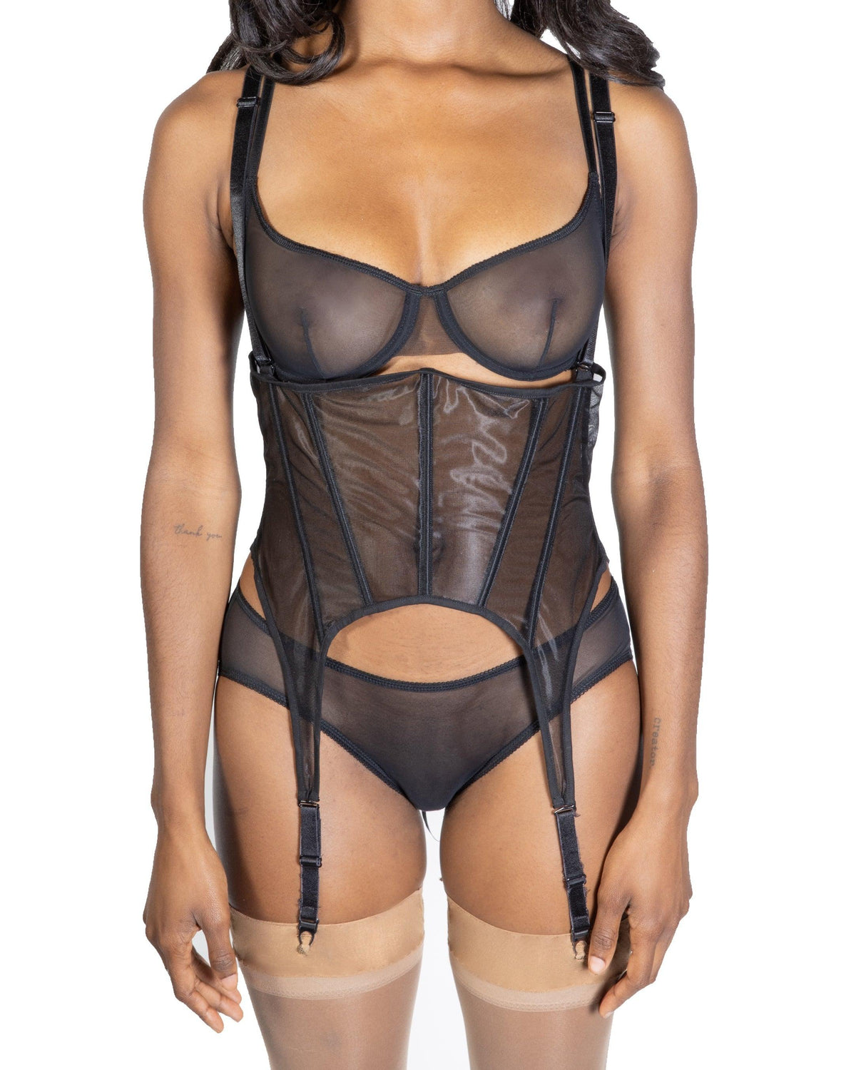 Sheer Corset Garter, Beta-5
